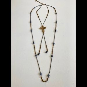 Layered Cross Necklace